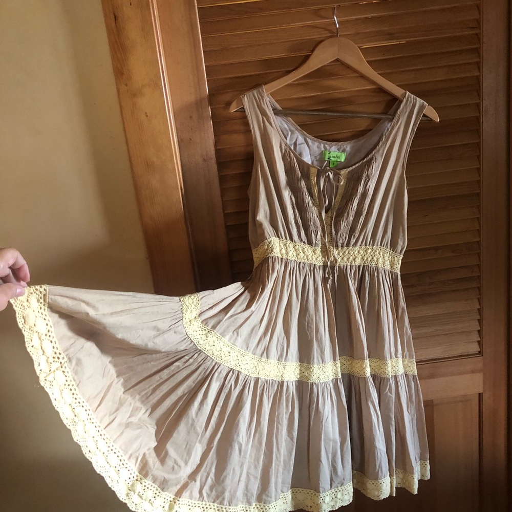 Empire waist sleeveless sundress